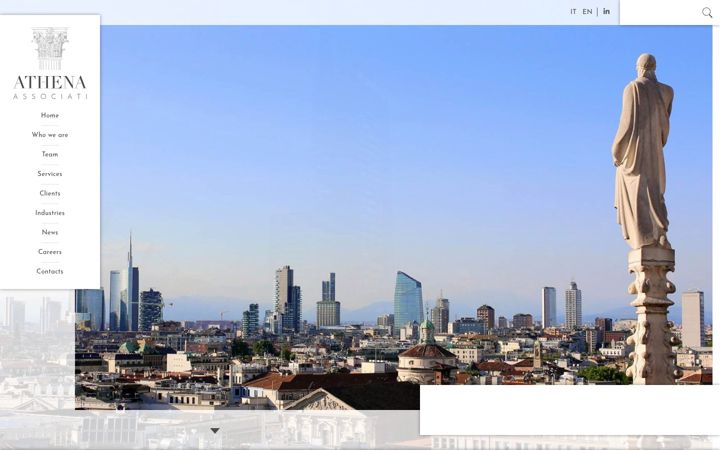 Screenshot ta' athenaassociati.it