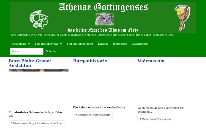Screenshot of athenae-gottingenses.de