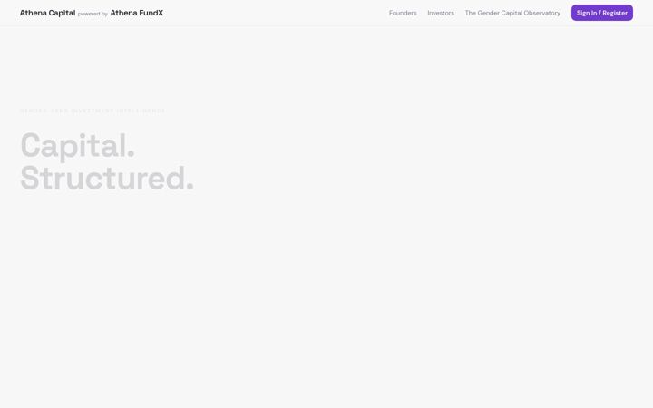 Screenshot of athenafundx.com