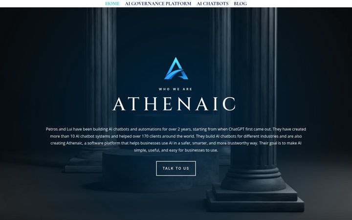Screenshot of athenaic.com