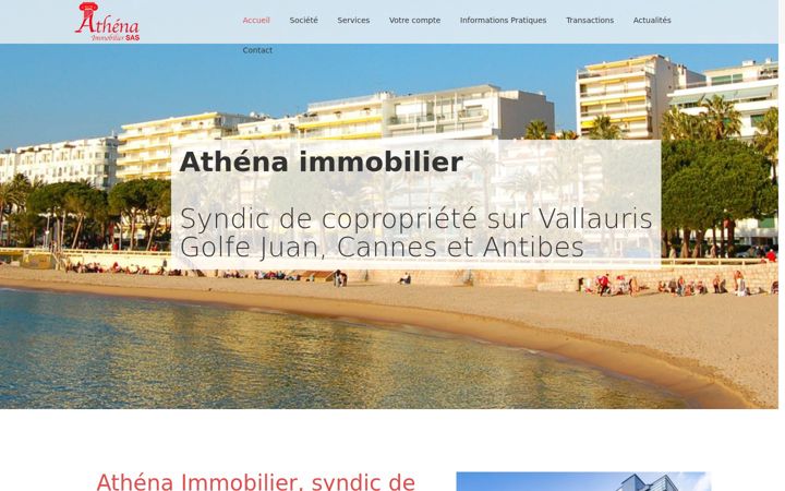 Screenshot von athenaimmobilier.eu