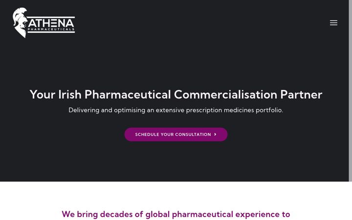 Screenshot of athenapharm.com