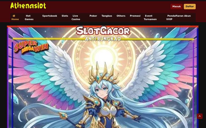Screenshot of athenaslots.com