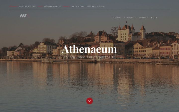 Screenshot of athenatc.ch
