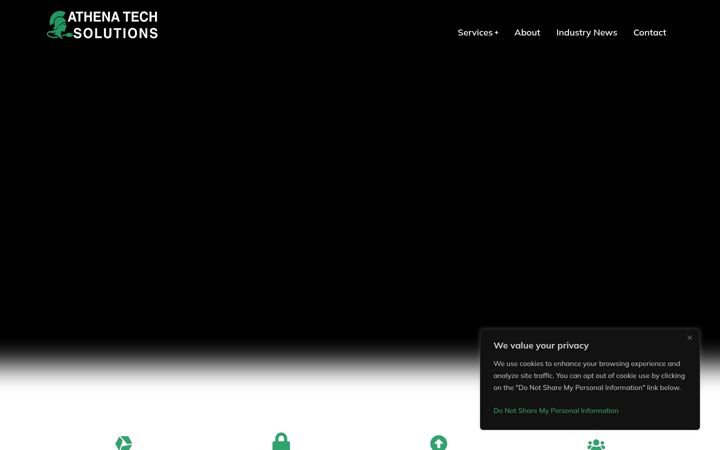 Captura de pantalla de athenatechsolutionsllc.com