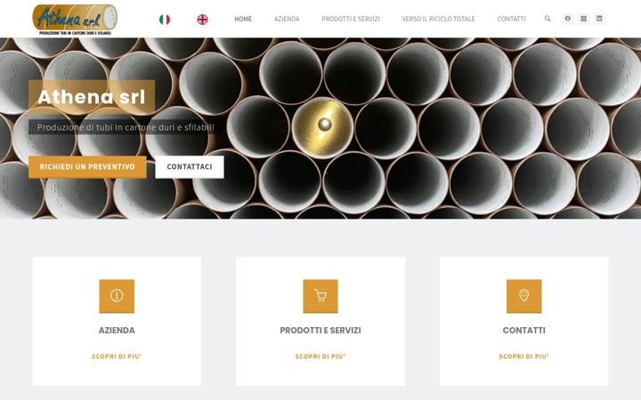Screenshot of athenatubi.it
