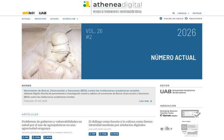 Screenshot of atheneadigital.net