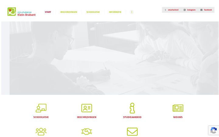 Screenshot of atheneumkleinbrabant.be