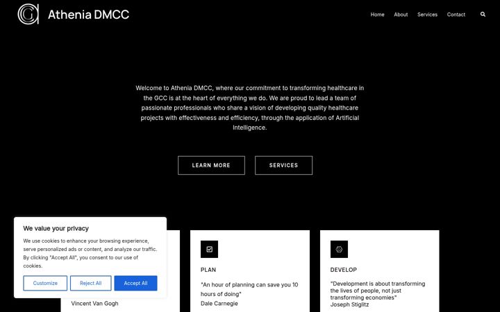 Screenshot of atheniadmcc.com