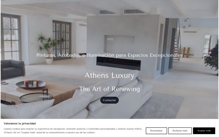 Screenshot of athens-luxury.com
