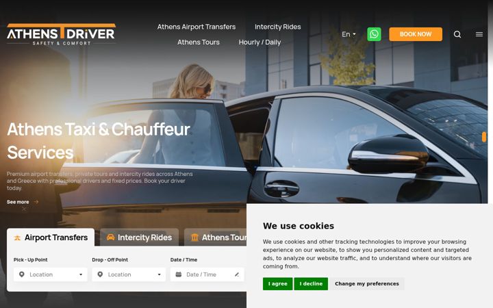 Screenshot of athens-taxi-driver.com