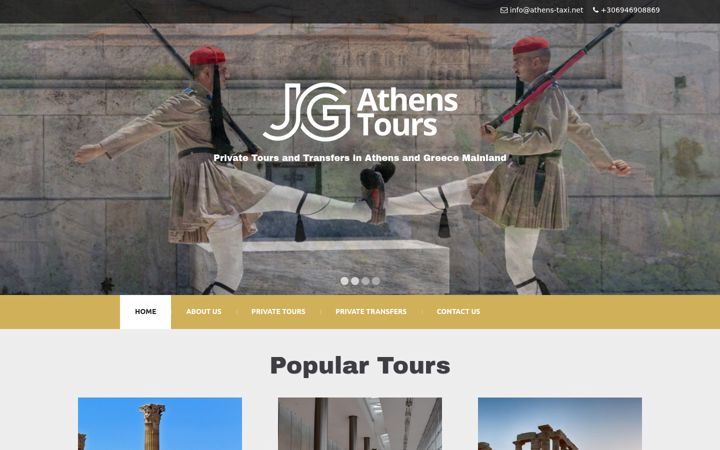 Screenshot of athens-taxi.net