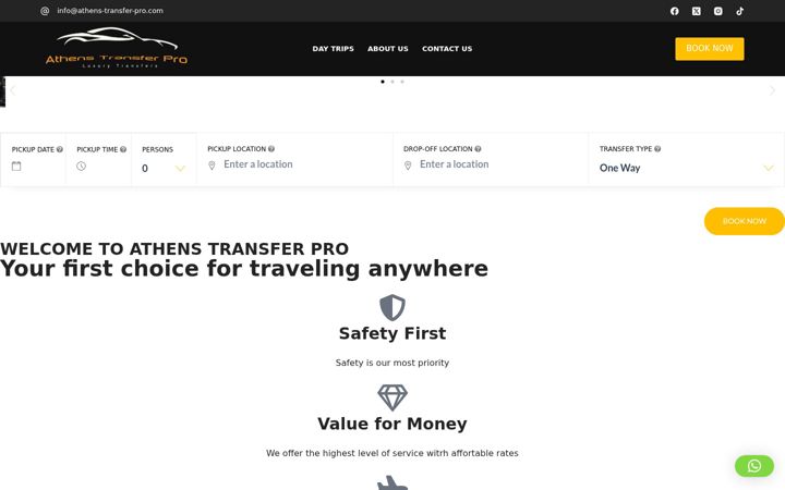 Screenshot stránky athens-transfer-pro.com
