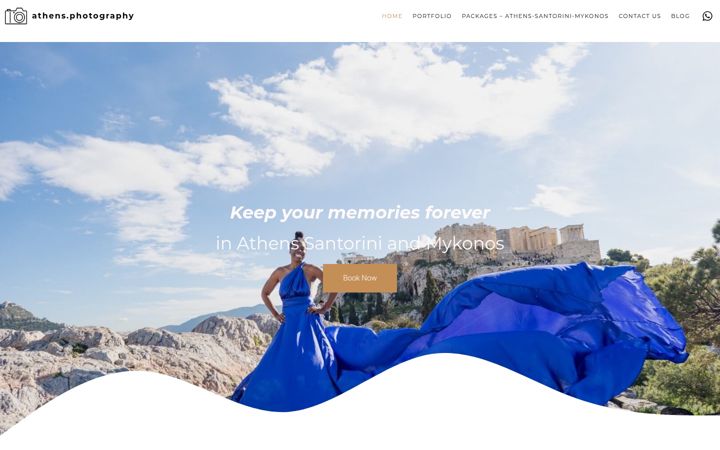 Screenshot of athens.photography