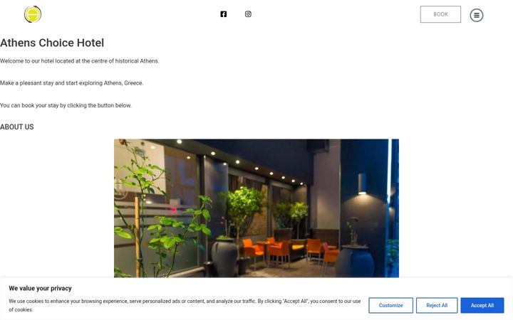 Screenshot of athenschoice.com