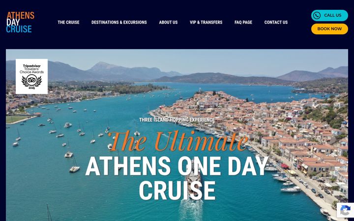 Zrzut ekranu athensdaycruise.gr
