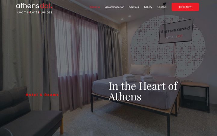 Ekraanipilt saidist athensdot.com