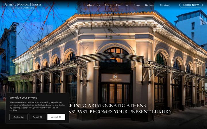 Screenshot of athensmanorhouses.com