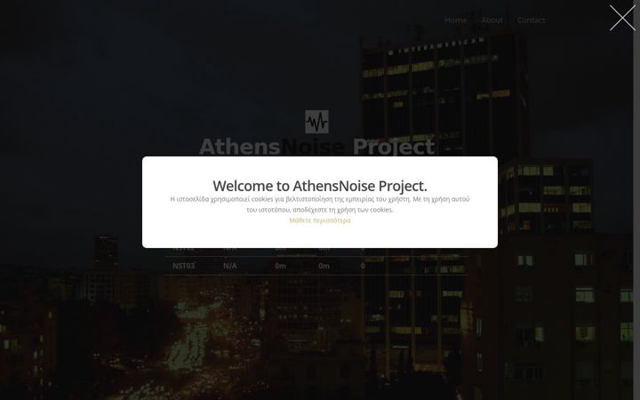 Screenshot of athensnoise.org
