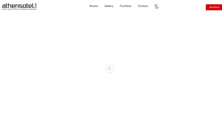 Screenshot of athensotel.com