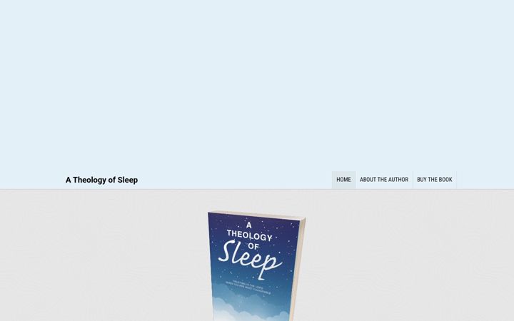 Zrzut ekranu atheologyofsleep.com
