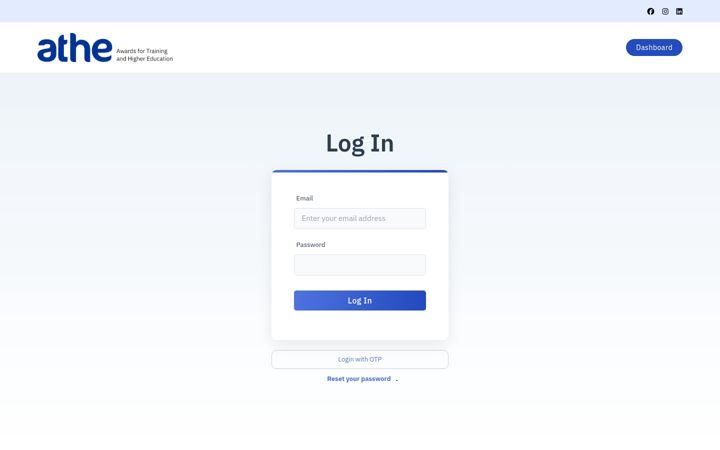 Zrzut ekranu atheportal.co.uk