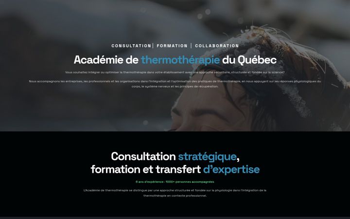 Screenshot of atheq.ca