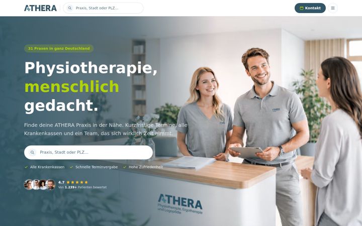Screenshot of athera.info