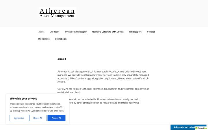 Zrzut ekranu atherean.com