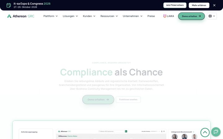 Screenshot of athereon.de