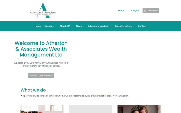 Skærmbillede af athertonandassociates.co.uk