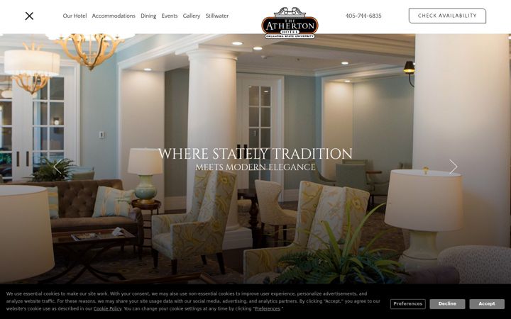 Screenshot of athertonhotelatosu.com