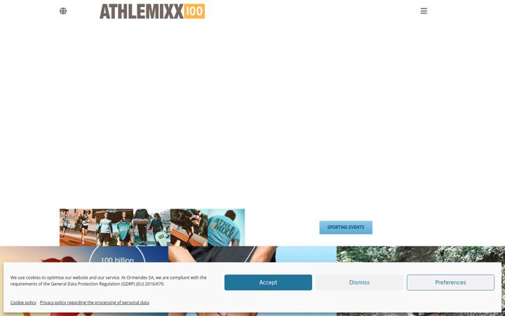 Ekrano kopija athlemixx.net