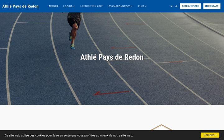 Screenshot of athlepaysderedon.fr