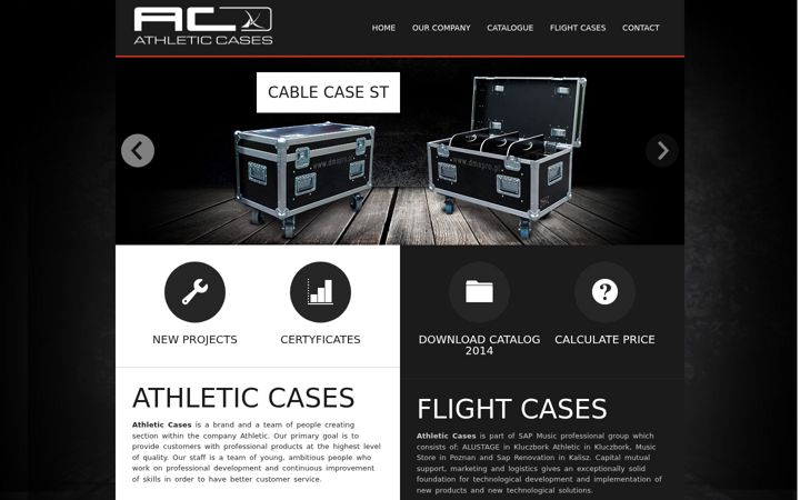 Screenshot of athletic-cases.pl