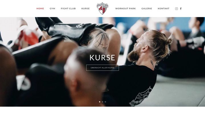 Screenshot di athletic-gym-magdeburg.de