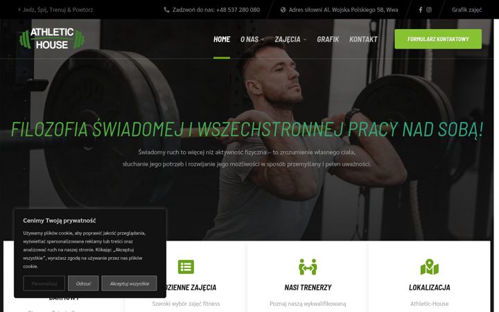 Screenshot of athletic-house.pl