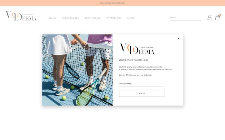 Screenshot of athleticclubvgderma.com