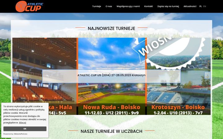 Screenshot του athleticcup.eu