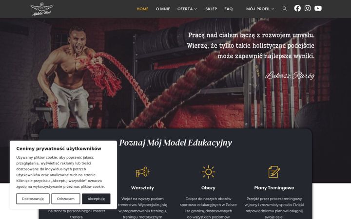 Screenshot of athleticmind.pl