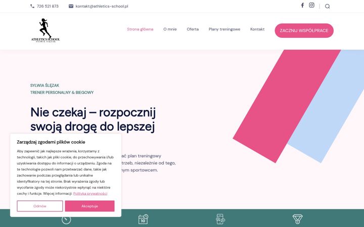 Screenshot of athletics-school.pl