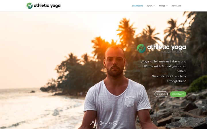 Screenshot of athleticyoga.de