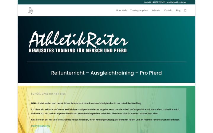 Ekrano kopija athletik-reiter.de