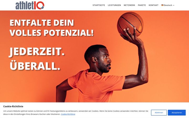 Screenshot of athletiq-performance.com