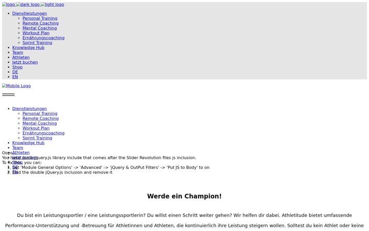 Screenshot of athletitude.cyon.site