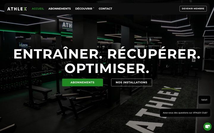 Screenshot of athlex.ca