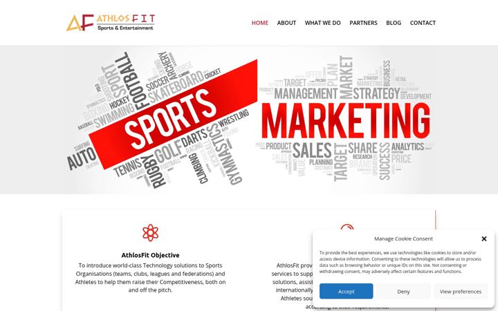 Screenshot of athlosfit.com