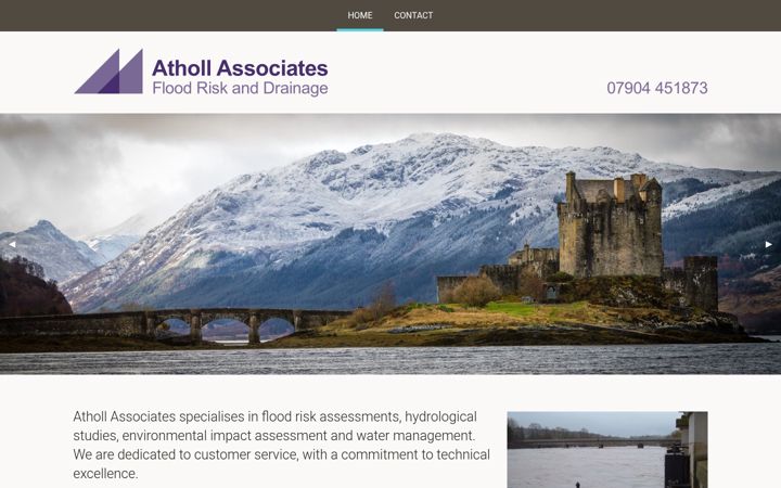 Screenshot of athollassociates.co.uk