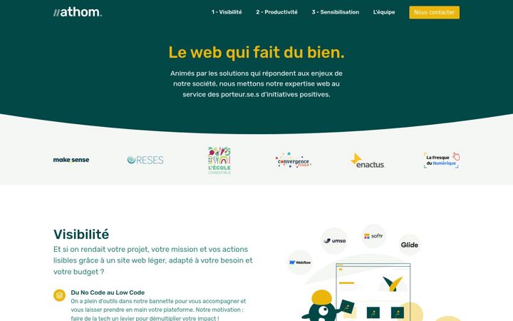Screenshot of athom.co
