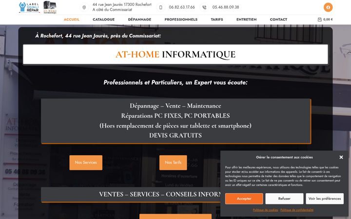 Screenshot di athome-info.com